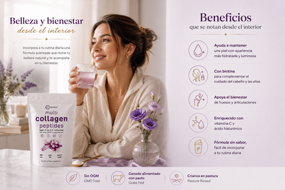 Multi Collagen Peptides Premium | Colágeno Hidrolizado 450 g