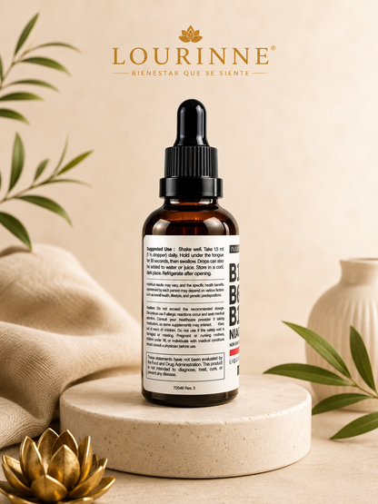 Complejo Vitamínico B en Gotas | B12, B6, B1, B3 y B9 en 50mL