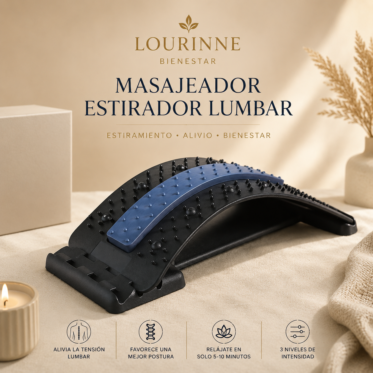 Masajeador Estirador Lumbar