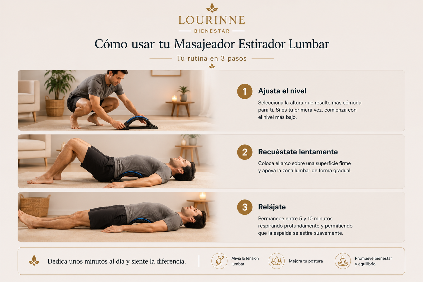 Masajeador Estirador Lumbar